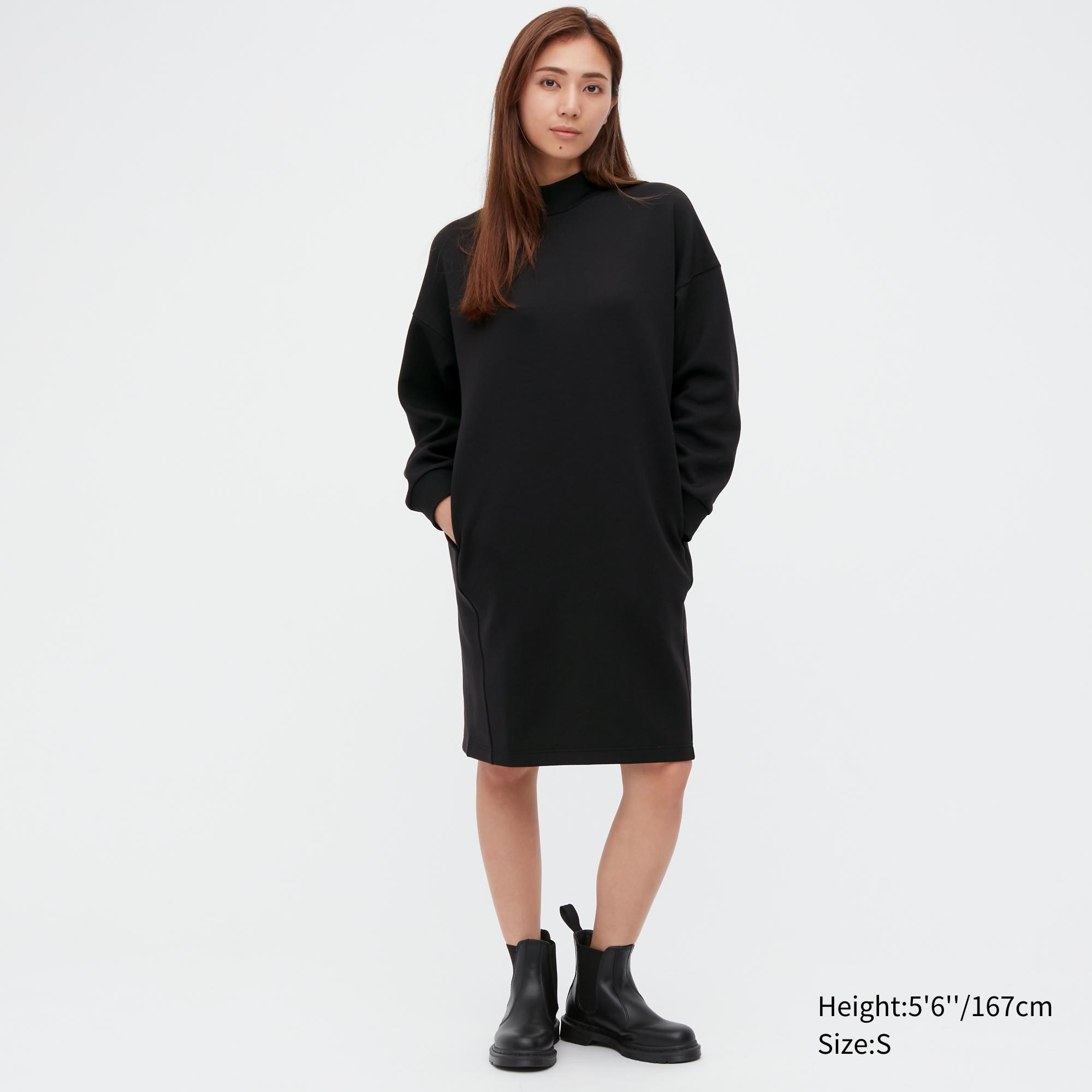 

Платье женское UNIQLO 451238COL09 черное S (доставка из-за рубежа), 451238COL09