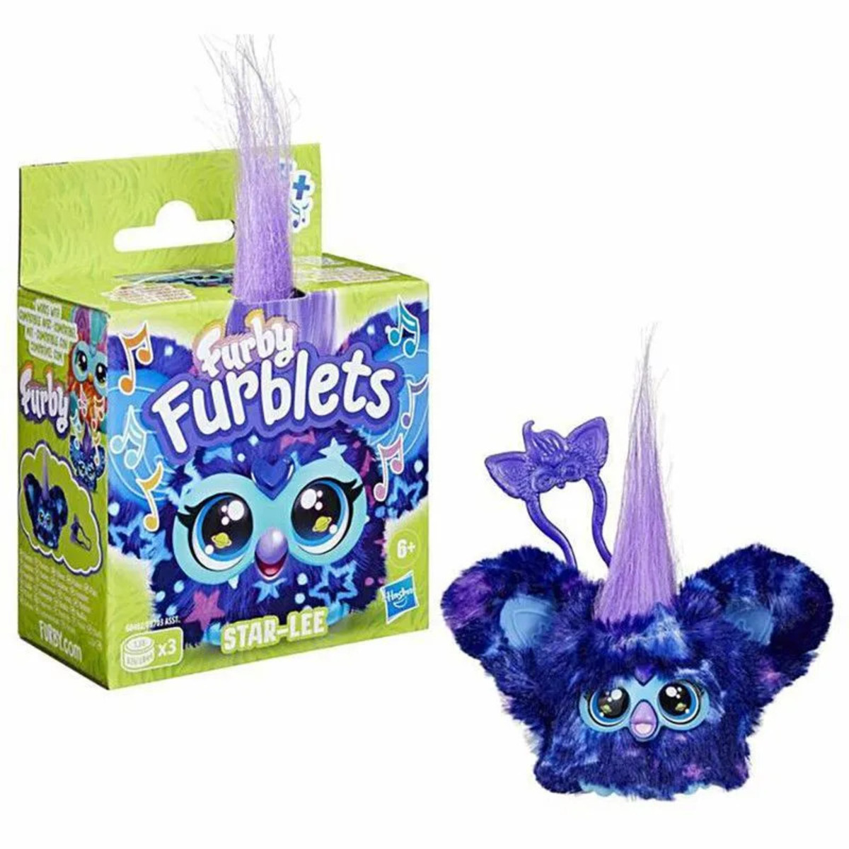 

Интерактивный питомец FURBY синий FURBLETS 45 звуков и мелодий