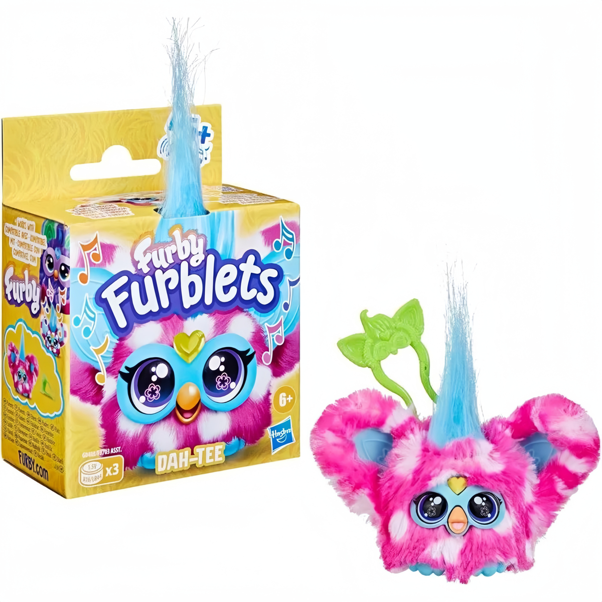 Интерактивный питомец FURBY розовый FURBLETS 45 звуков и мелодий