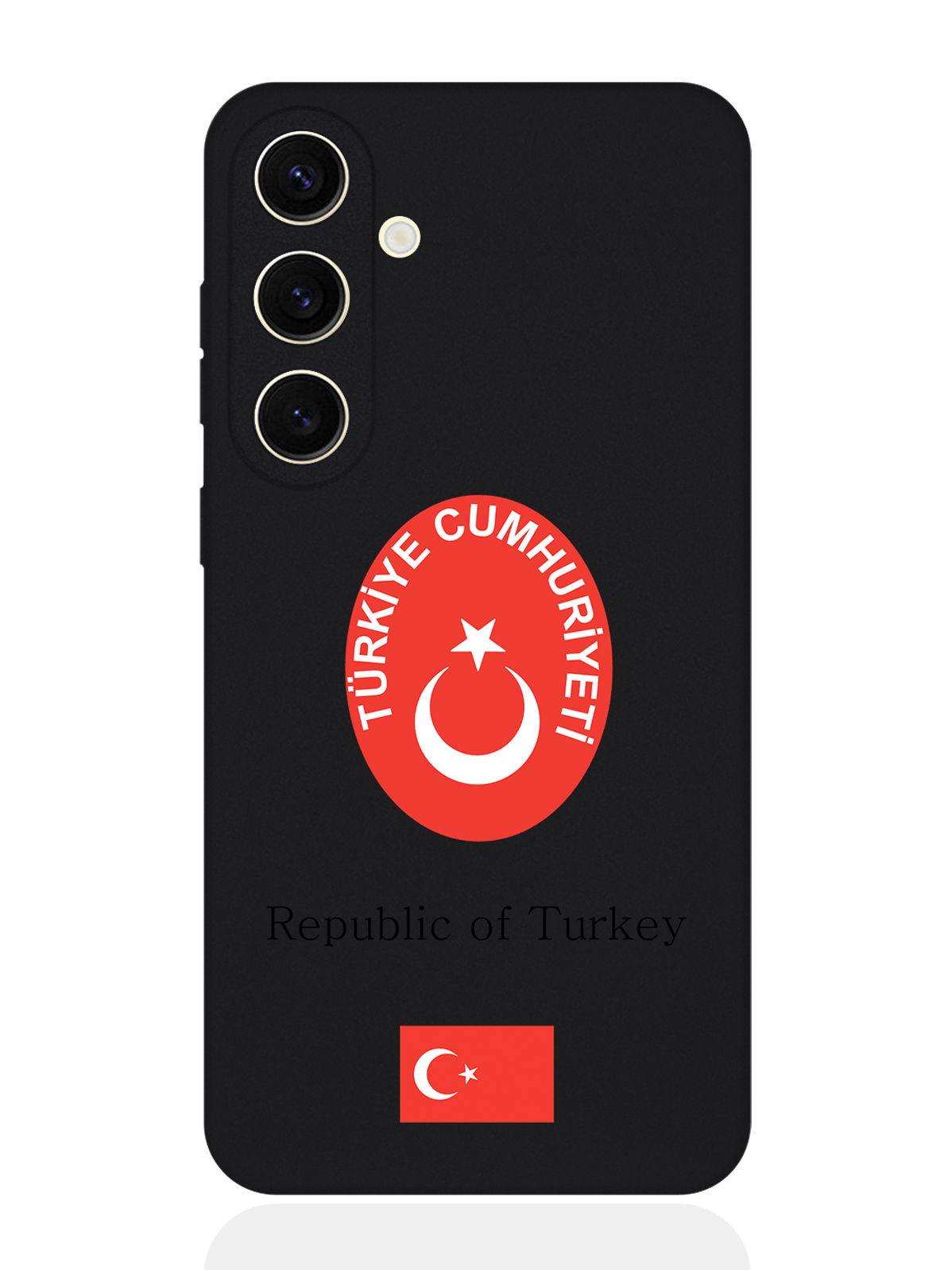 

Чехол SignumCase для Samsung S24 Герб Турции, Красный;белый;черный, Samsung