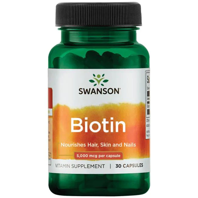 

Swanson Biotin 5000 мкг 30 капс, Biotin
