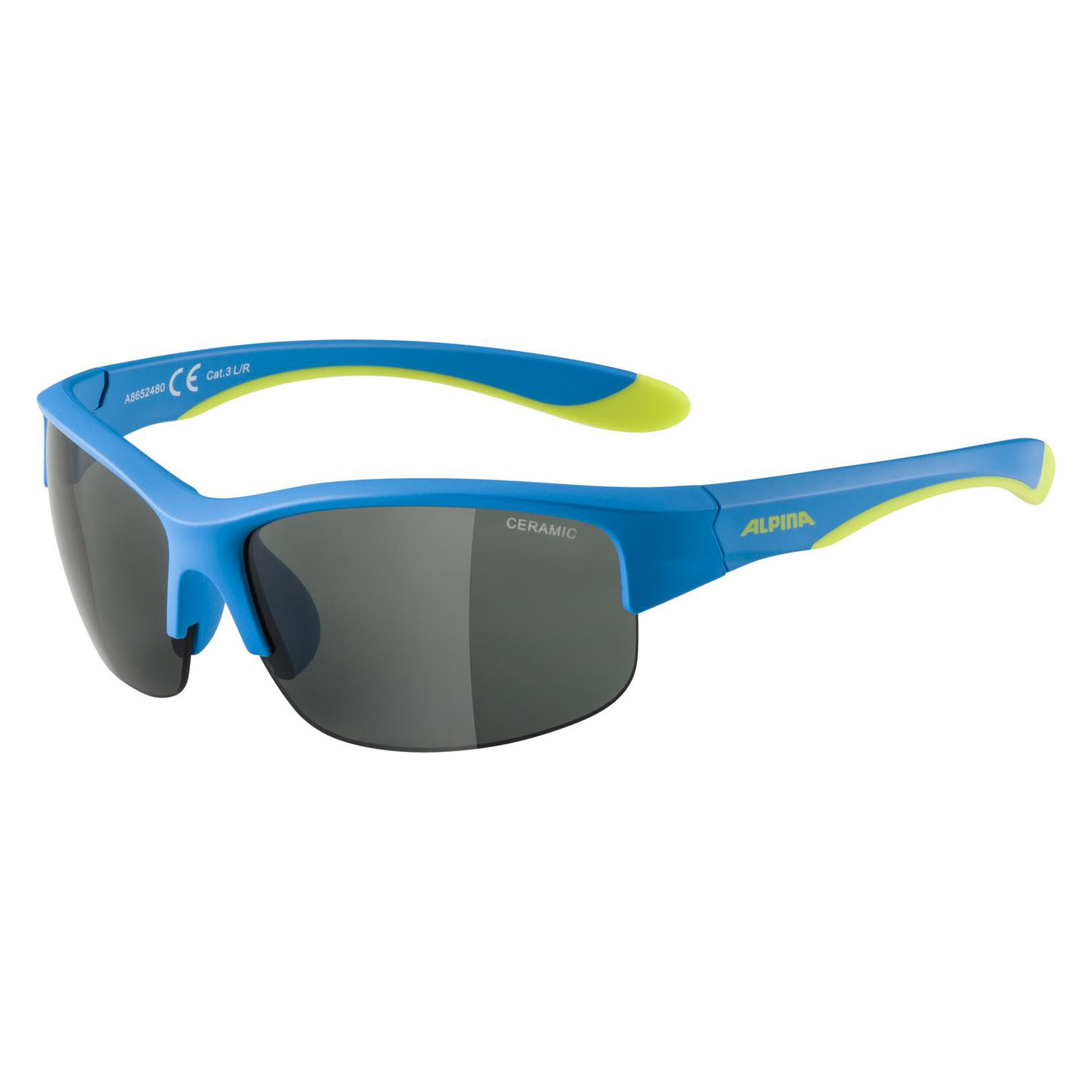 

Очки Солнцезащитные Alpina Flexxy Youth Hr Blue Lime Matt/Black Cat. 3 (Б/Р) 2024, Flexxy Youth Hr
