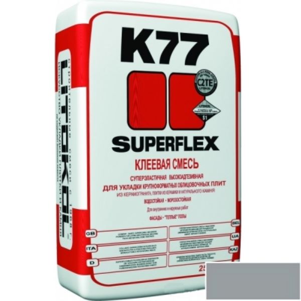 Клей Litokol Superflex K77 серый 25кг