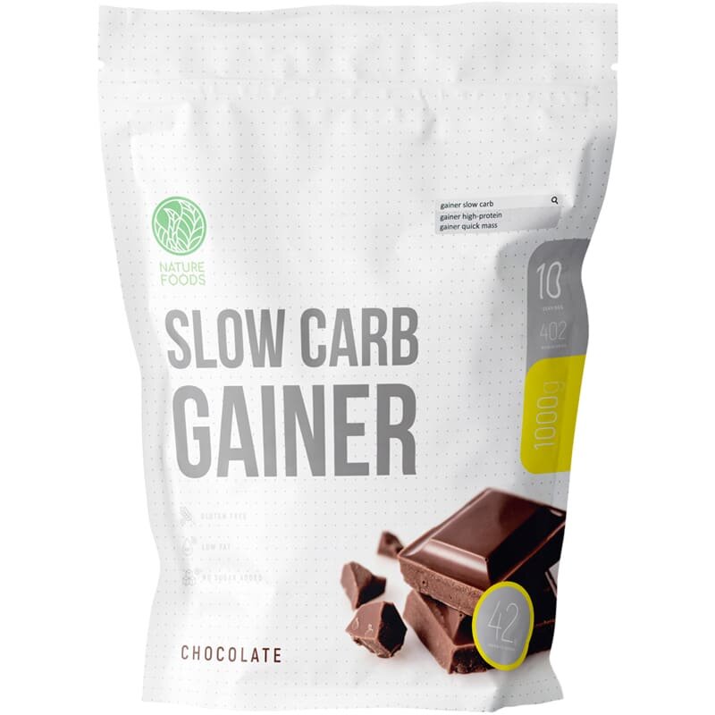 

Nature Foods Slow Carb Gainer 1000 г банан