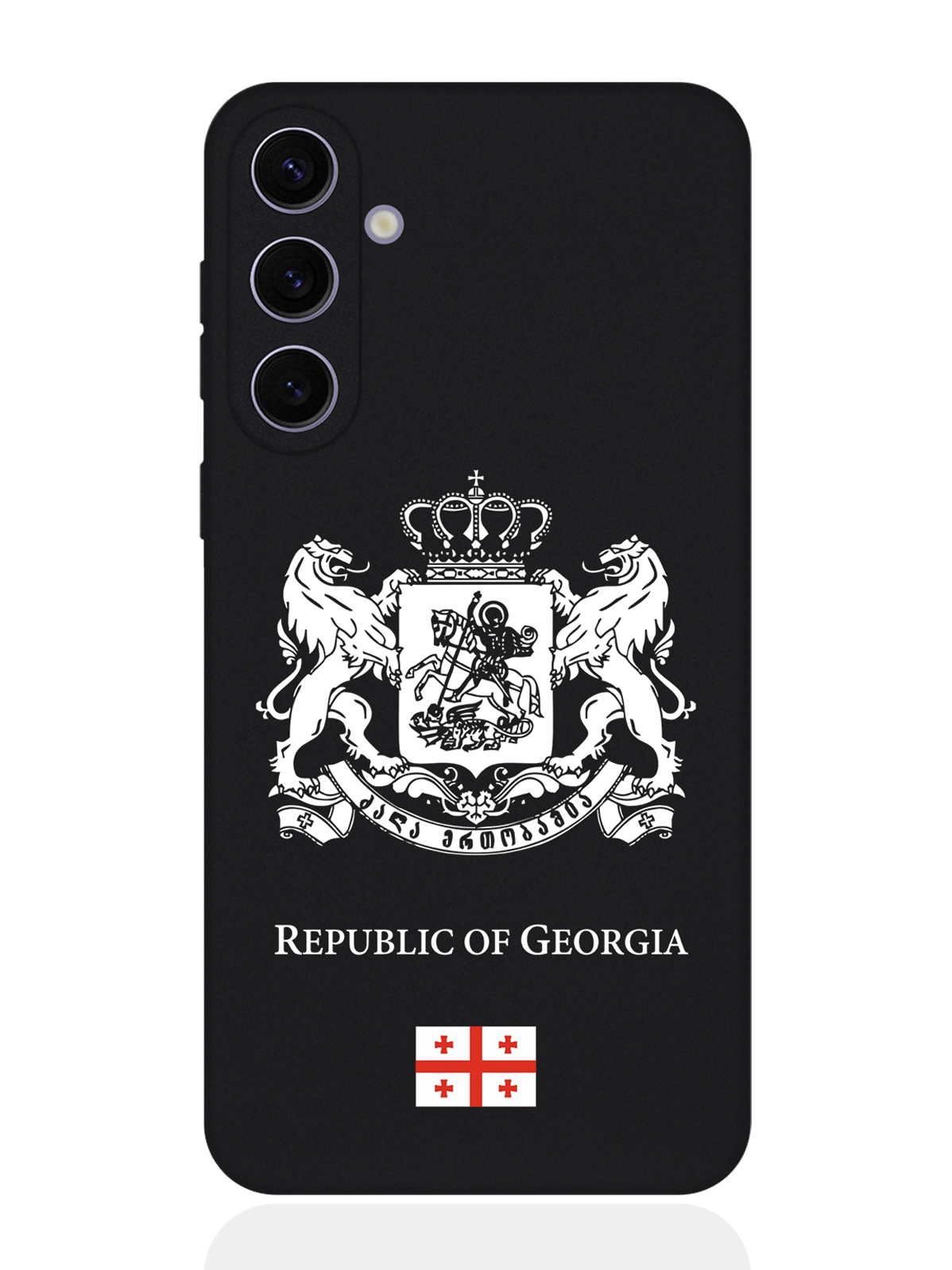 

Чехол SignumCase для Samsung S24 Plus Белый Герб Грузии, Черный;белый, Samsung