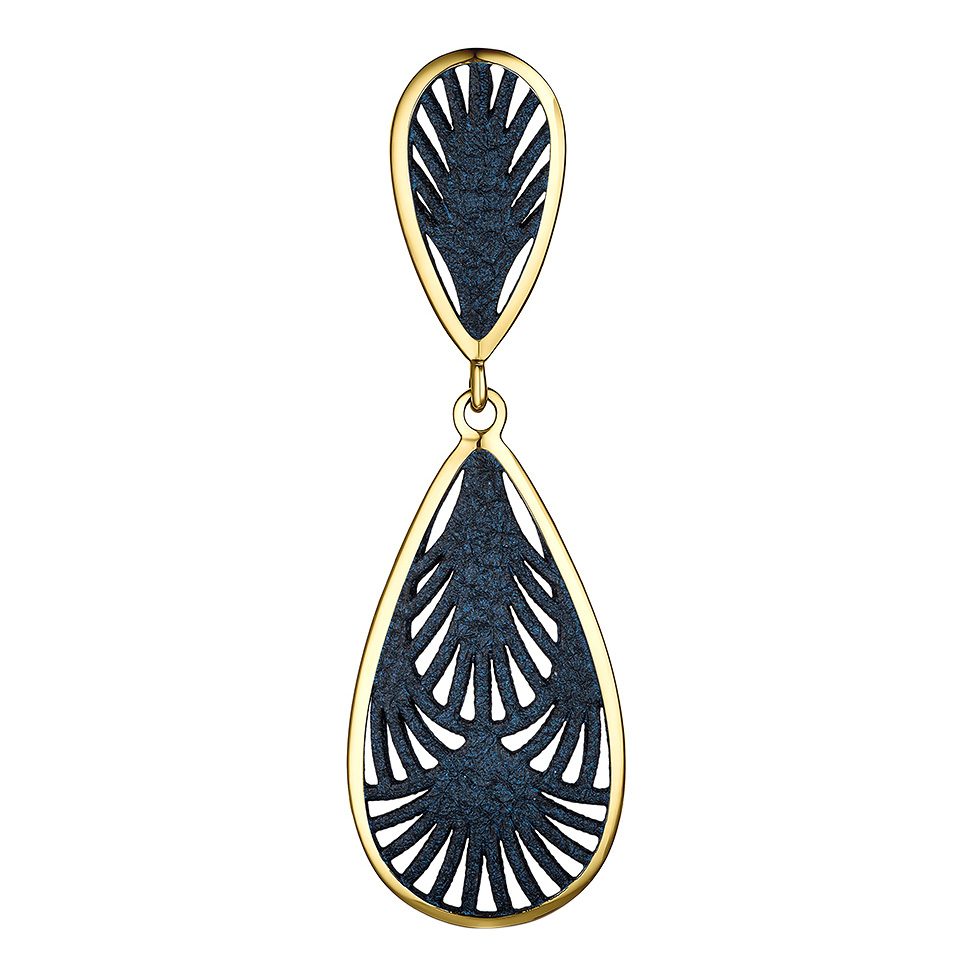 Бегунок из серебра DeFleur 53934YU, эмаль