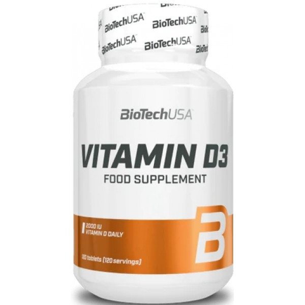 BioTechUSA Vitamin D3 2000 IU 120 таб