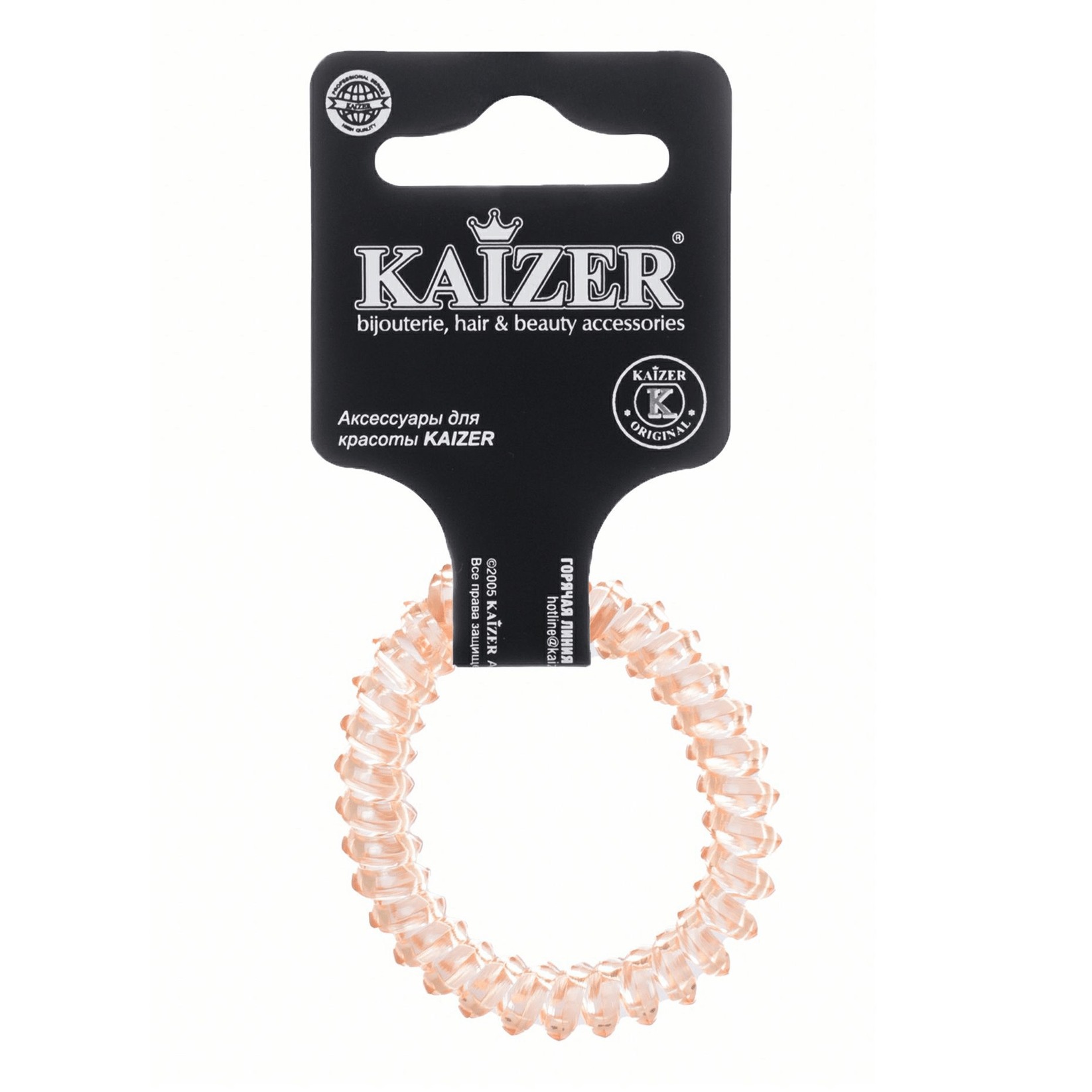 Резинка Kaizer Пружинка силиконовая перламутр d 55 х 10 мм