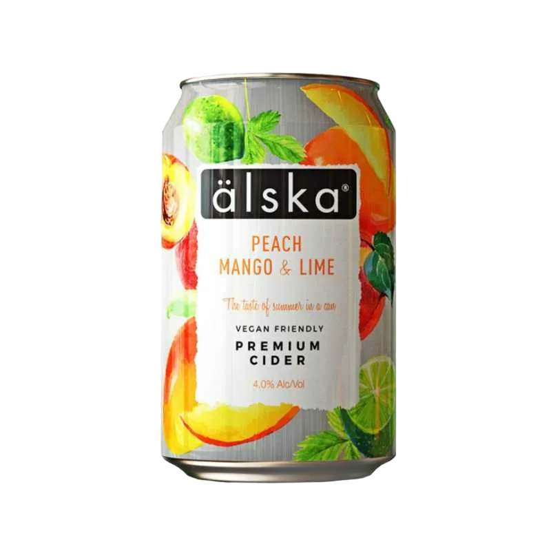 

Сидр Эльска Персик, Манго и Лайм ж/б 0,33л