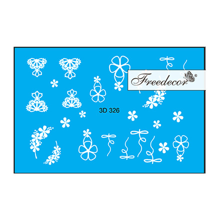 

3D-слайдер, Freedecor, №326, Белый