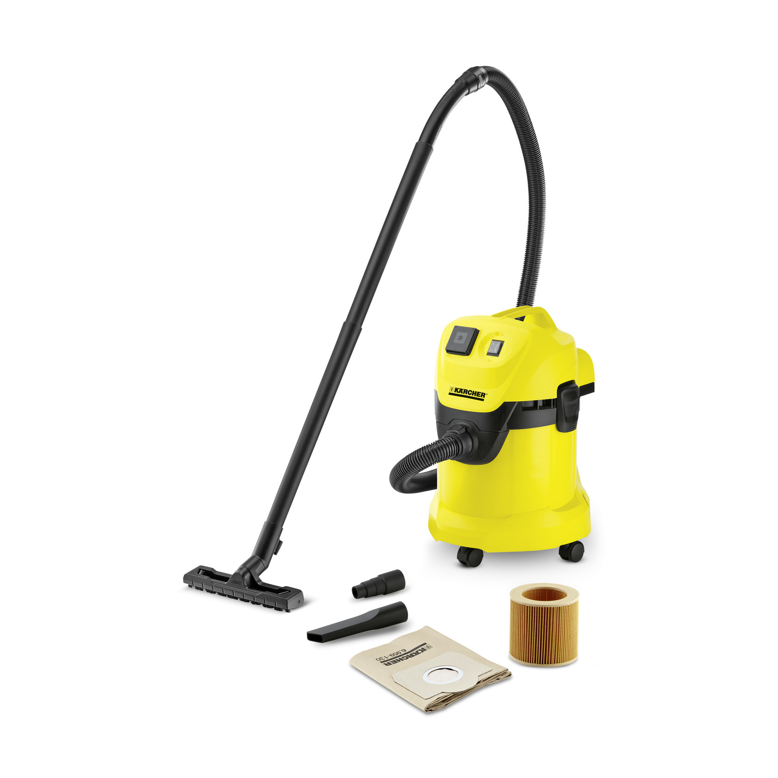 Пылесос Karcher WD 3 P Yellow