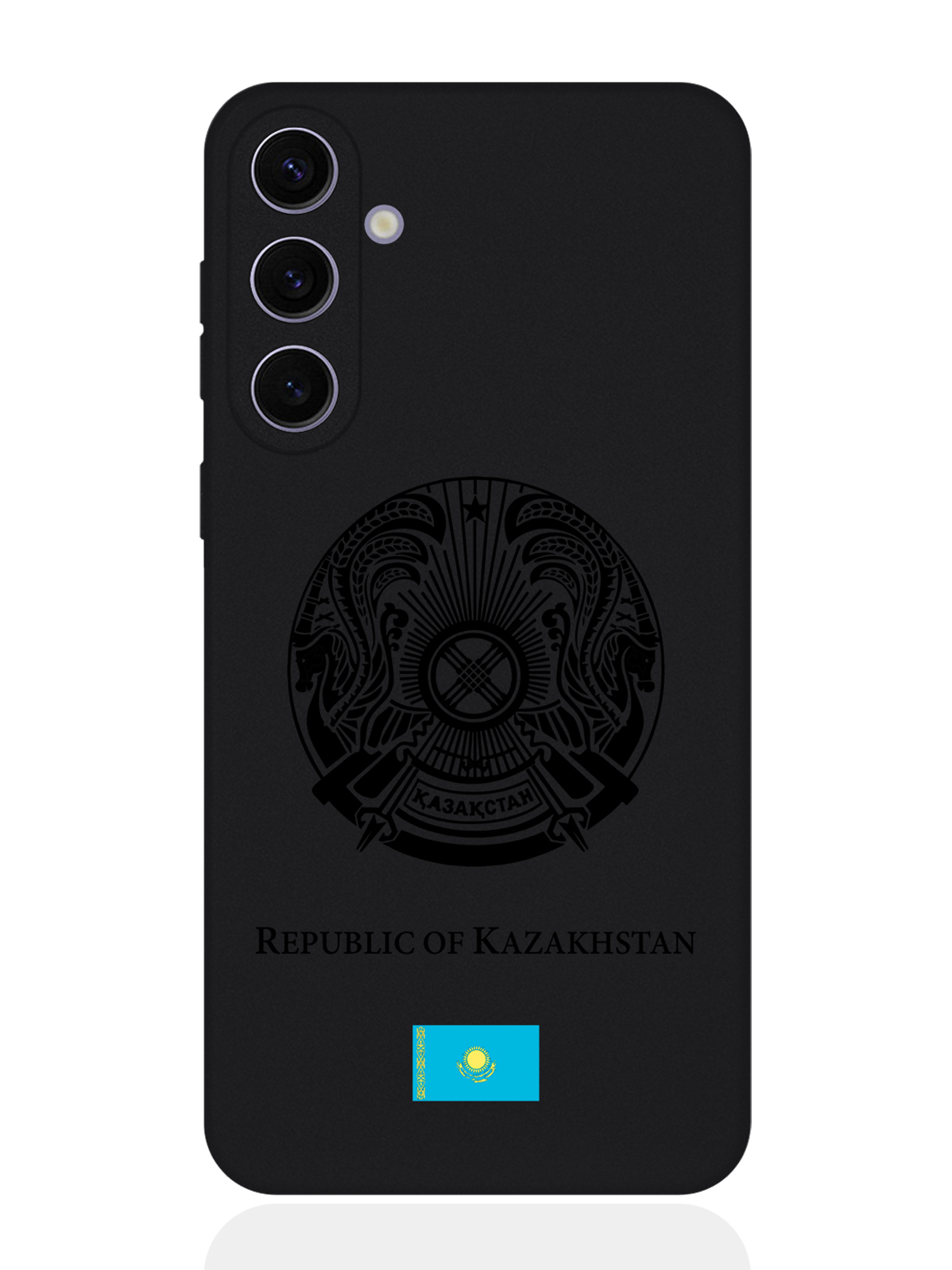 

Чехол SignumCase для Samsung S24 Plus Черный лаковый Герб Казахстана, Samsung