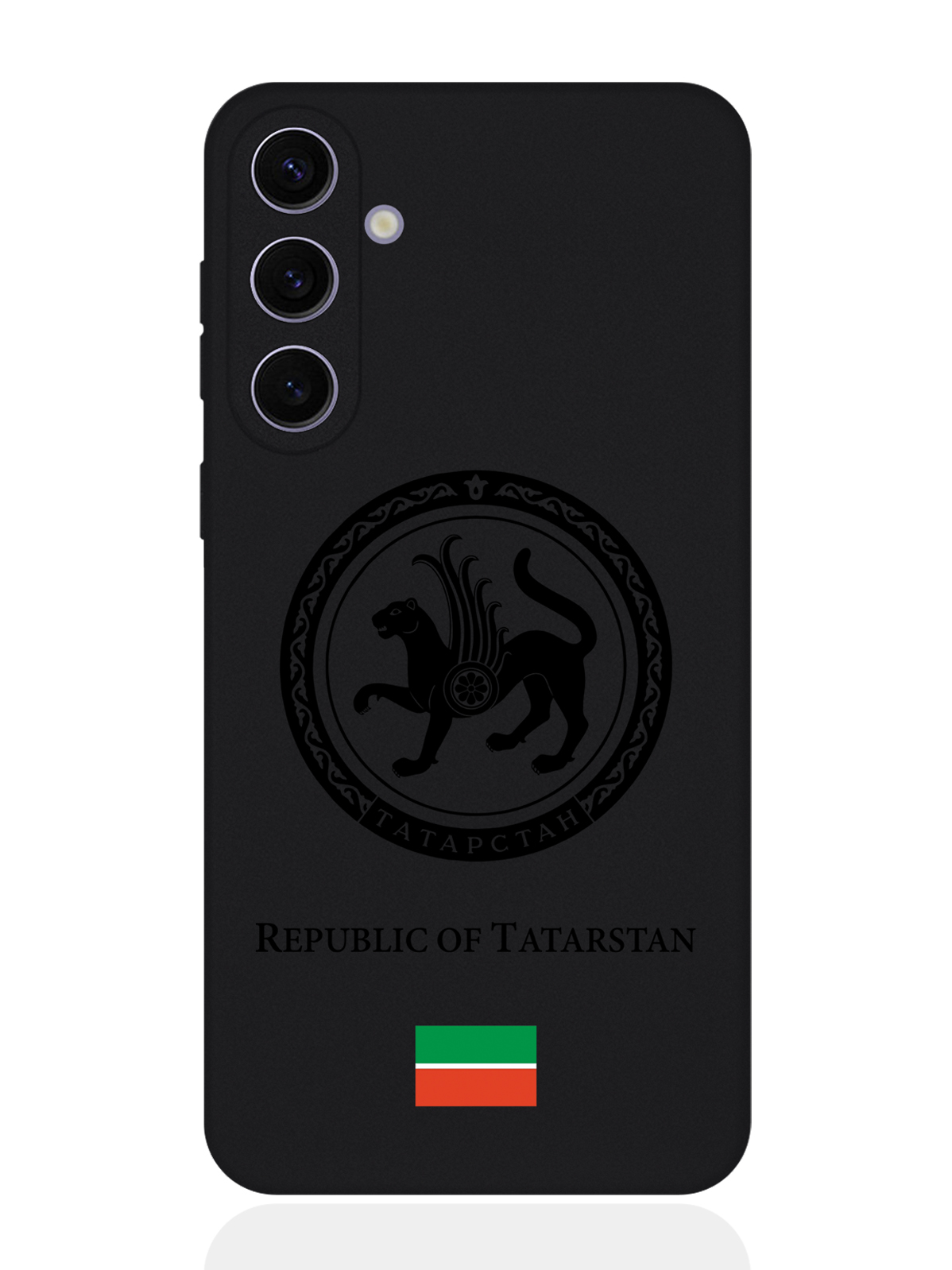 

Чехол SignumCase для Samsung S24 Plus Черный лаковый Герб Татарстана, Samsung