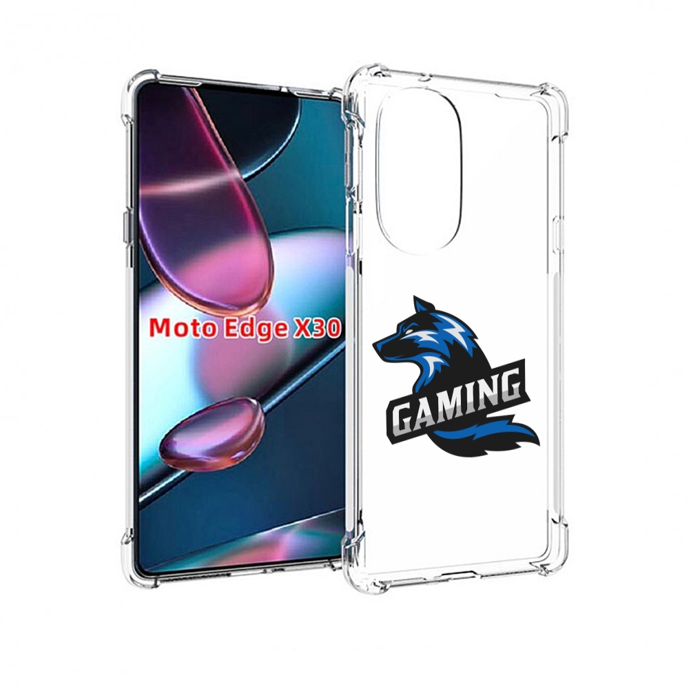 

Чехол MyPads Gaming мужской для Motorola Moto Edge X30, Прозрачный, Tocco