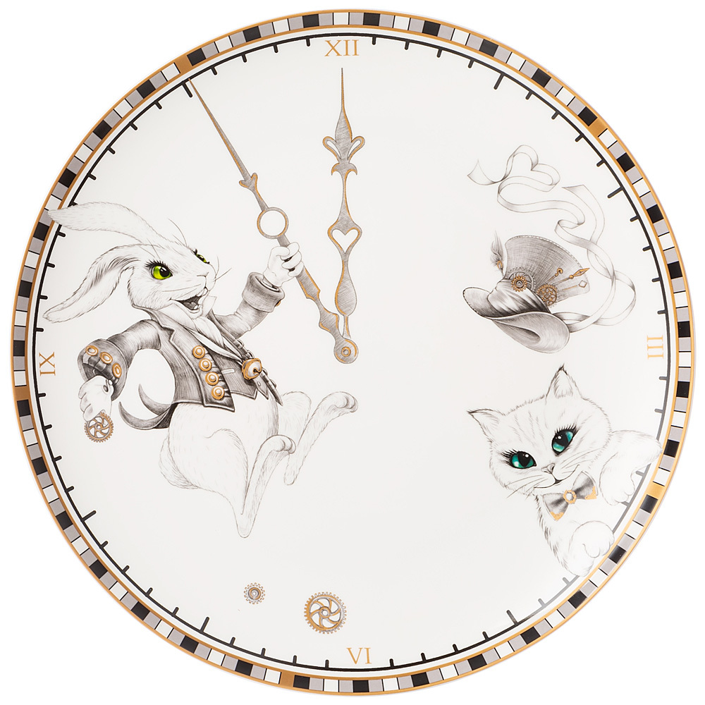 

Набор из 4 штук Тарелка обеденная Lefard Wonderland 25,5см, фарфор (590-444/4), Белый
