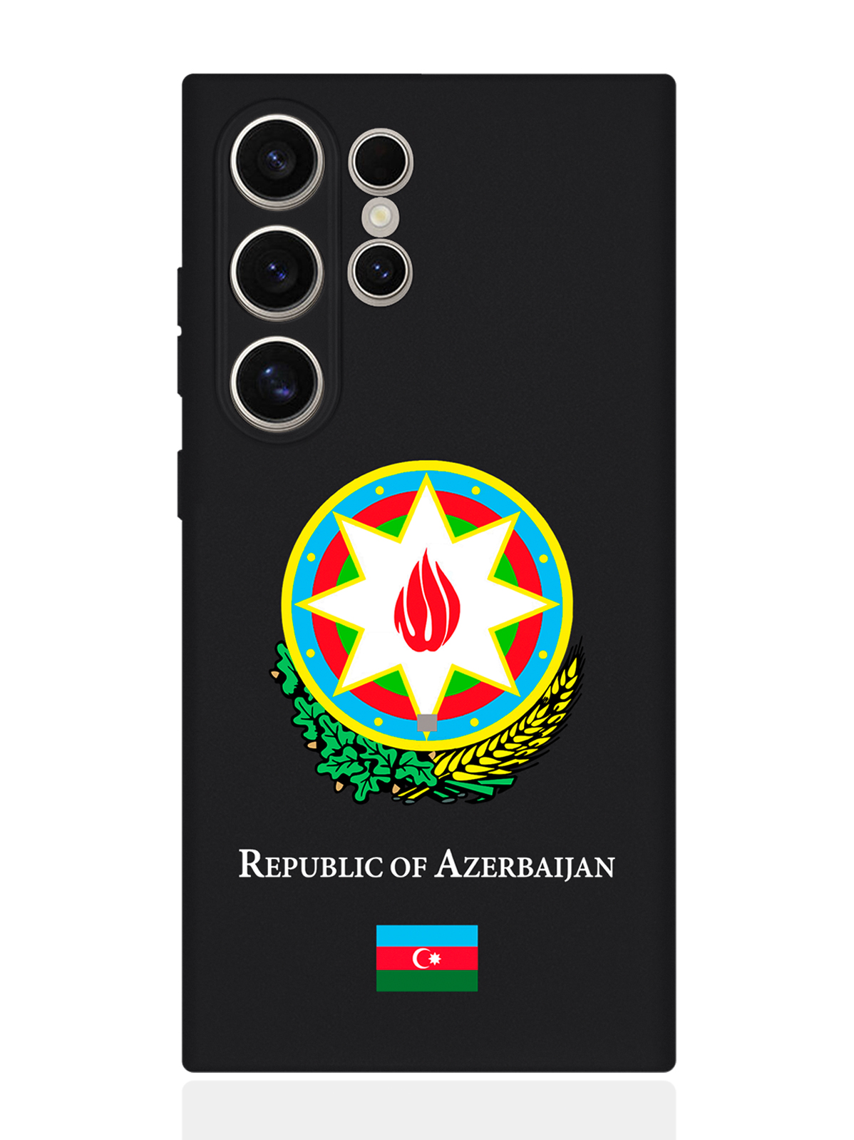 

Чехол SignumCase для Samsung S24 Ultra Герб Азербайджана, Разноцветный, Samsung