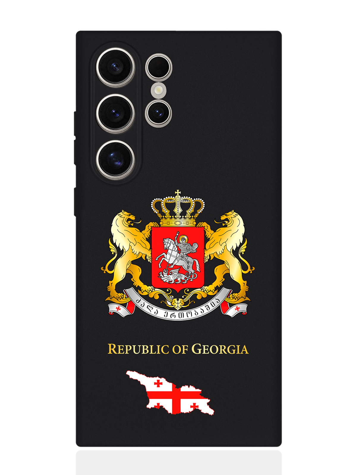 

Чехол SignumCase для Samsung S24 Ultra Герб Грузии, Разноцветный, Samsung