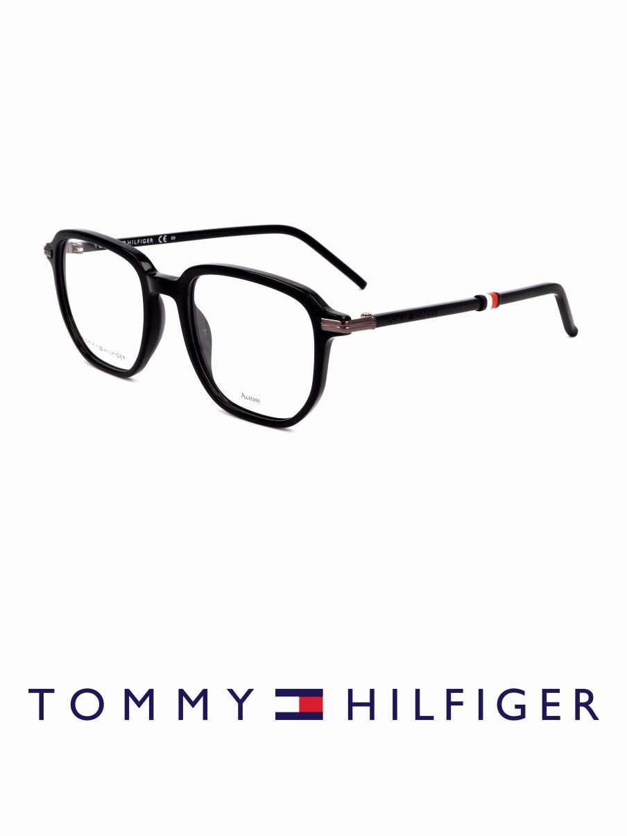 

Оправа для очков мужская Tommy Hilfiger TH 1689 807 черная, TH 1689 807