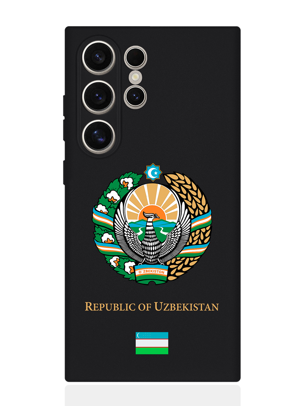

Чехол SignumCase для Samsung S24 Ultra Герб Узбекистана, Разноцветный, Samsung