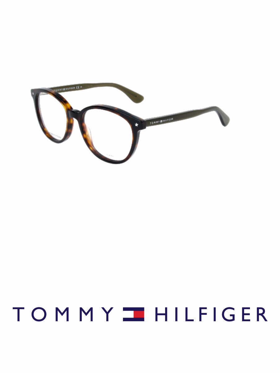 

Оправа для очков женская Tommy Hilfiger TH 1552 086 коричневая, TH 1552 086