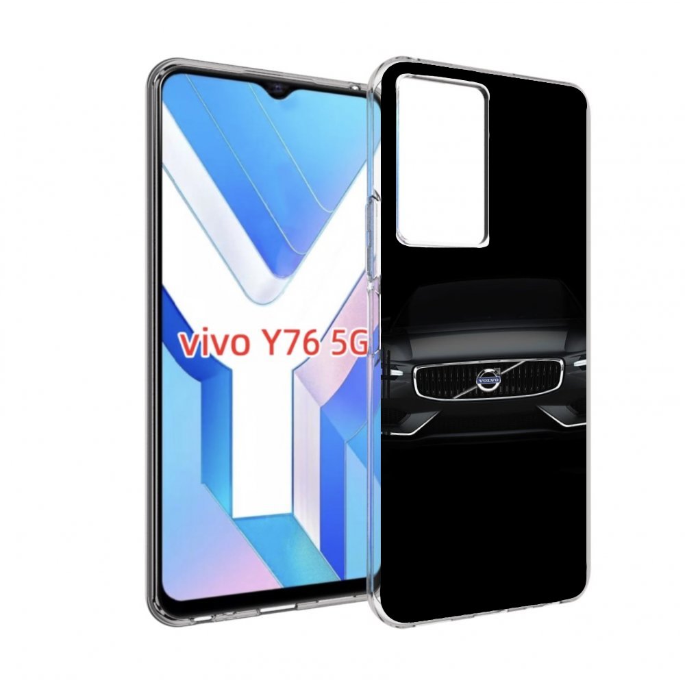 

Чехол Mypads Volvo 1 Мужской Для Vivo Y76 5G, Прозрачный, Tocco