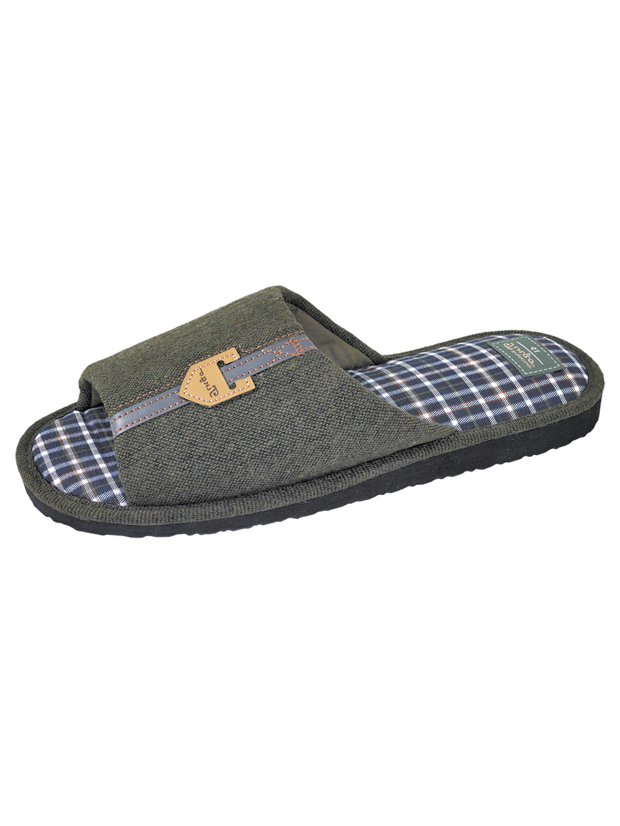 

Тапочки мужские TinGo ДМ30072 хаки 45 RU, ДМ30072