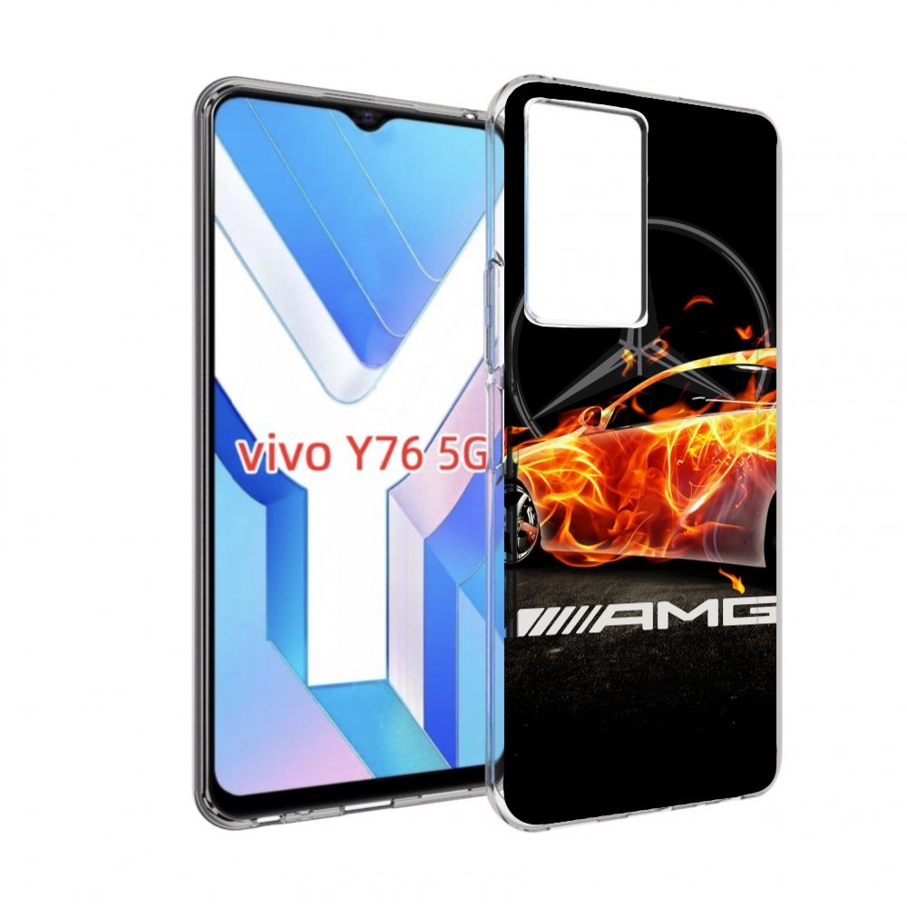 

Чехол MyPads АМГ мужской для Vivo Y76 5G, Прозрачный, Tocco