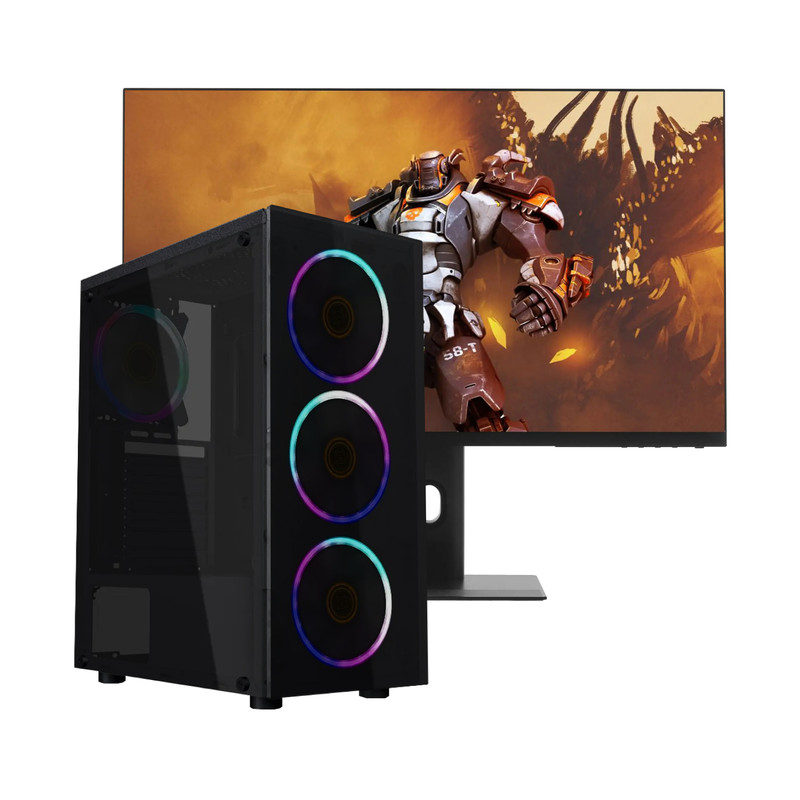 фото Настольный компьютер novapc черный (pc_novapc prem1.61-e5-rtx4060-128gb+27м-xiaomimi2k)