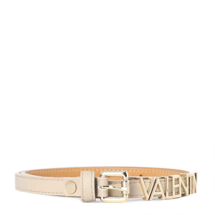 

Ремень женский Valentino VCS3M256MS бежевый, 120 см, VCS3M256MS