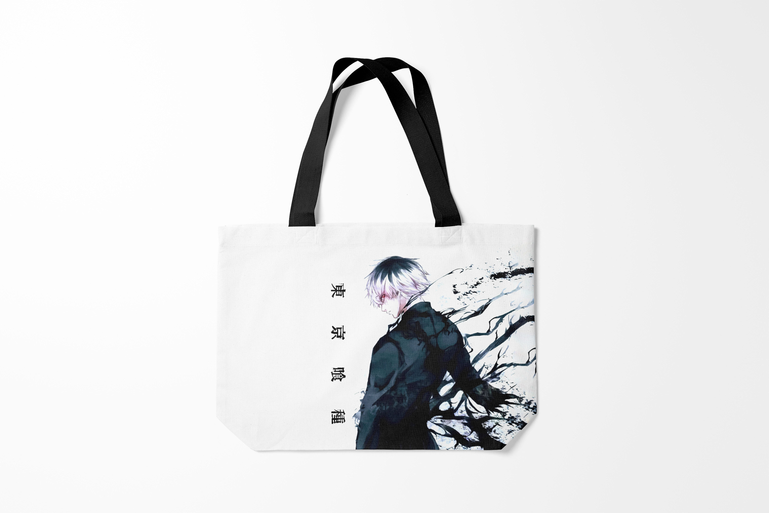 

Сумка шoппер унисекс Burnettie Токийский Гуль Kaneki Ken белая акварель, белый, Токийский Гуль Kaneki Ken белая акварель