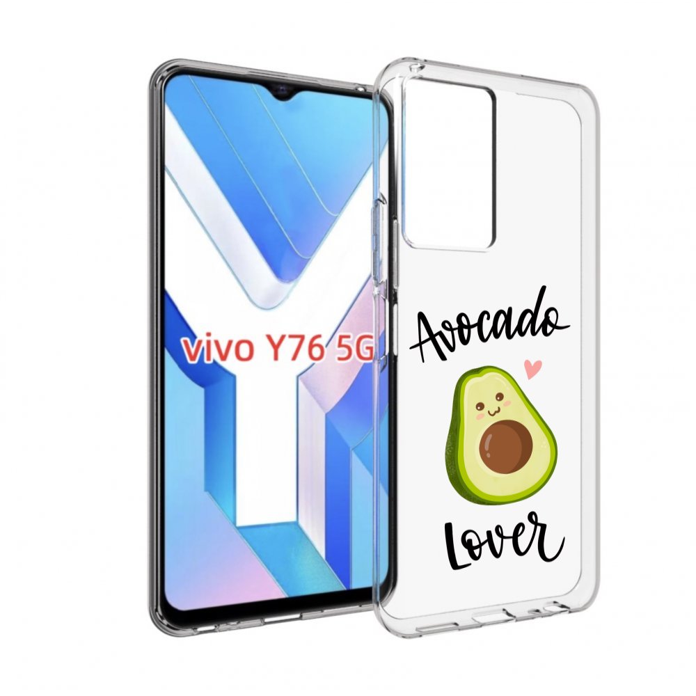 

Чехол MyPads Авокадо-любовь для Vivo Y76 5G, Прозрачный, Tocco