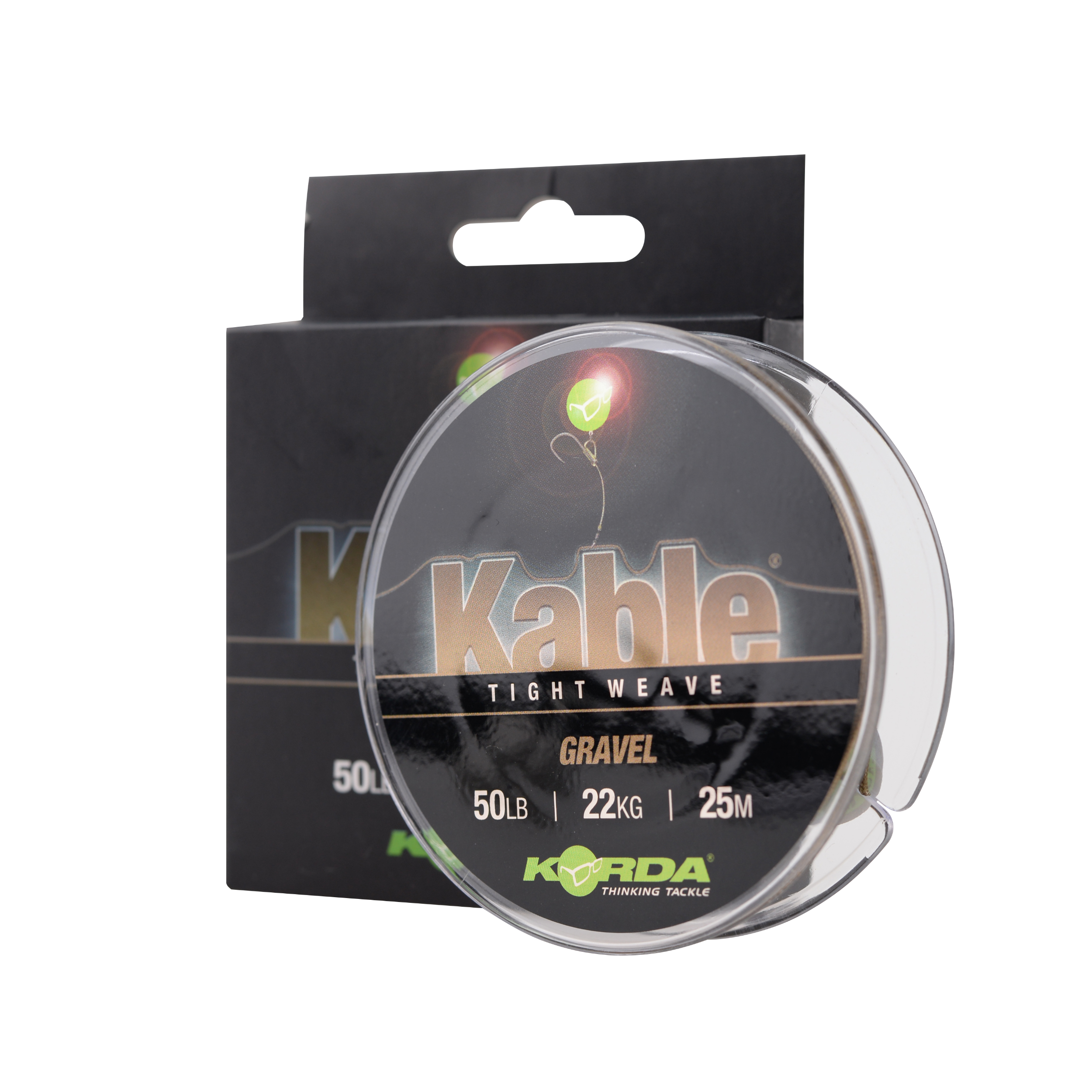 Лидкор KORDA Kable Tight Weave 25м Gravel