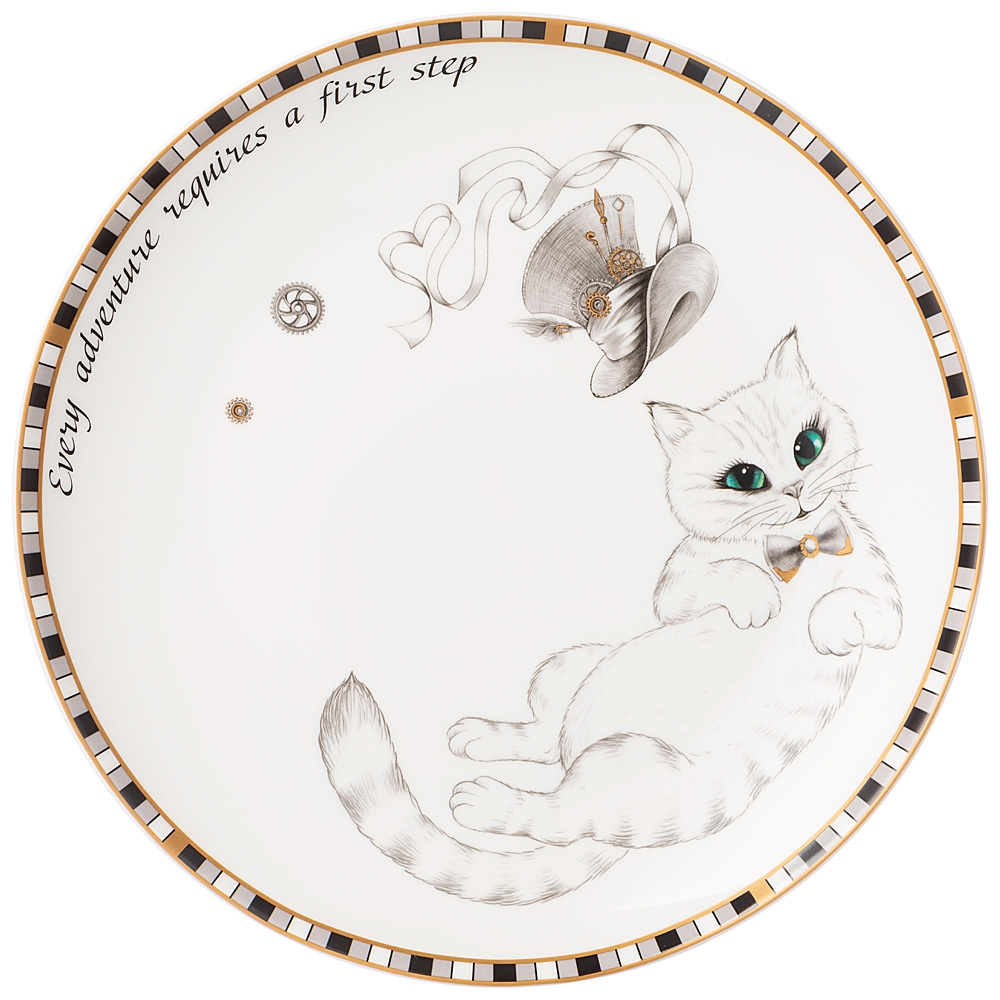 

Набор из 4 штук Тарелка закусочная Lefard Wonderland 20см, фарфор (590-446/4), Белый