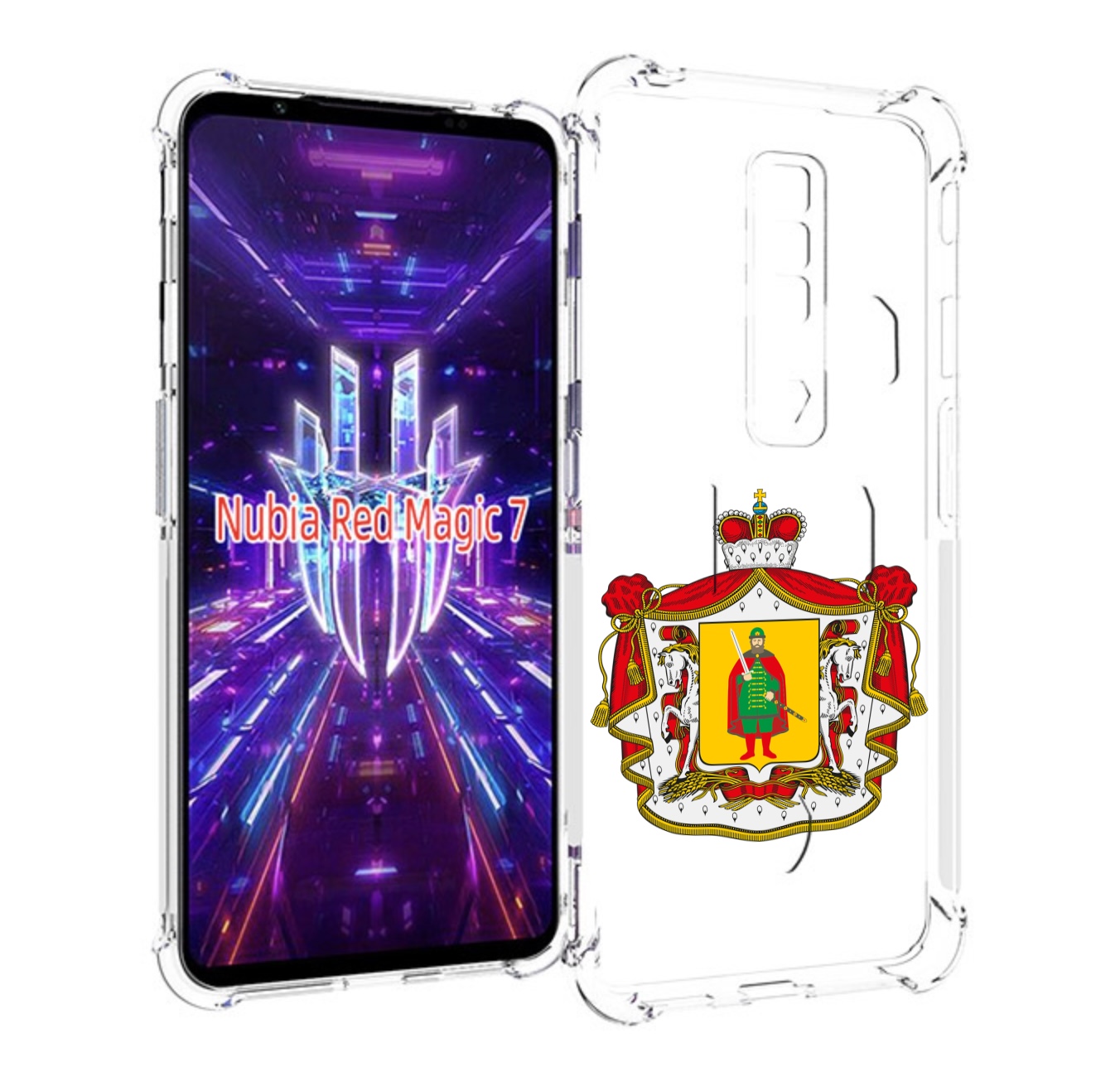 

Чехол MyPads герб-рязанская-область для ZTE Nubia Red Magic 7, Прозрачный, Tocco
