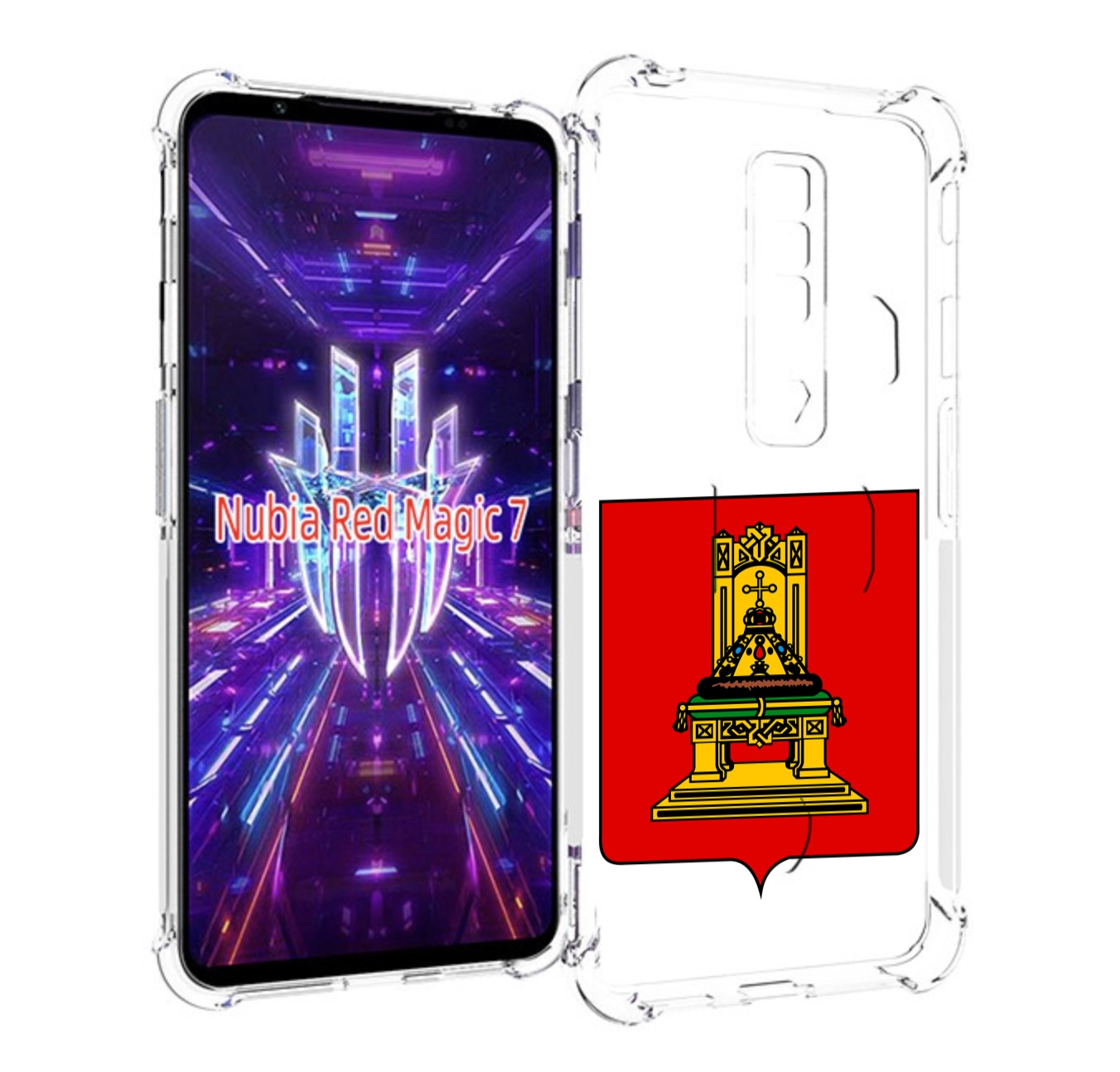 Чехол MyPads герб-тверская-область для ZTE Nubia Red Magic 7