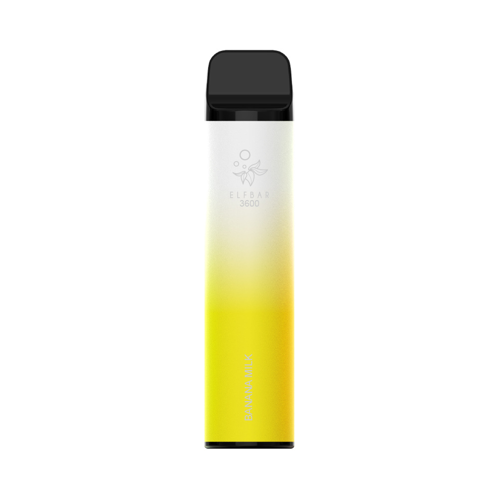 

Одноразовая электронная сигарета с подзарядкой Elf Bar 3600 Banana Milk, 20 мг