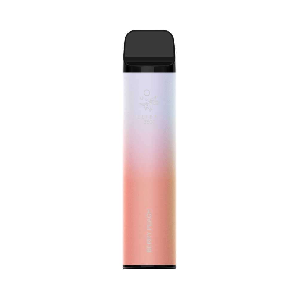 

Одноразовая электронная сигарета с подзарядкой Elf Bar 3600 Berry Peach, 20 мг
