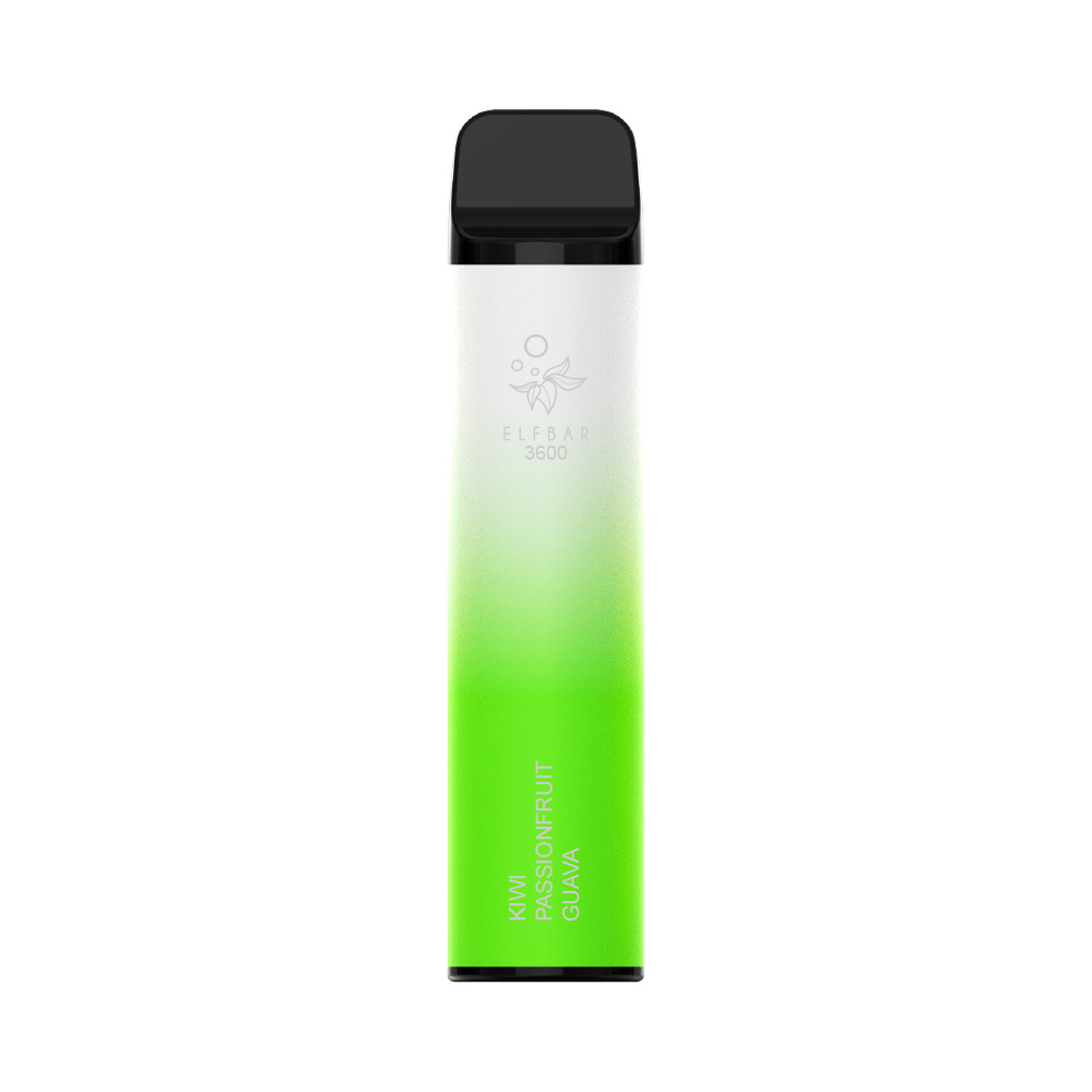 

Одноразовая электронная сигарета с подзарядкой Elf Bar 3600 Kiwi Pashionfruit Guava, 20 мг