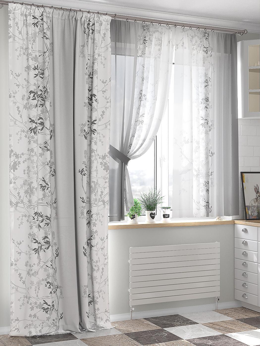 

Комплекты штор AT HOME / шторы в комнату 150х240 см / Шенкиарс, 549033