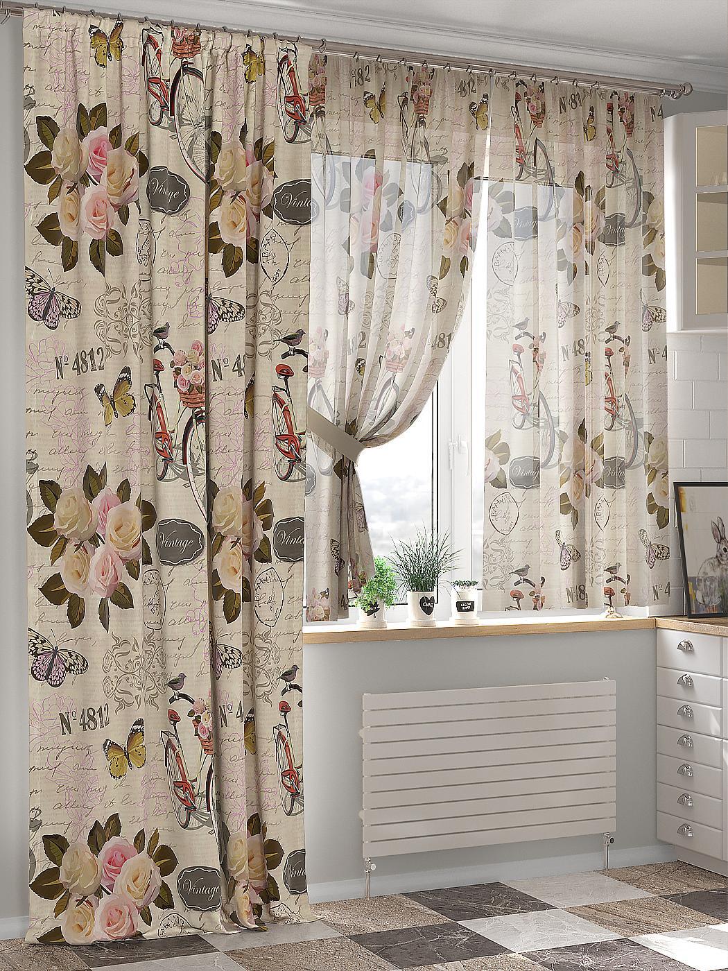 

Комплекты штор AT HOME / шторы в комнату 150х240 см / Флионрес, 549056