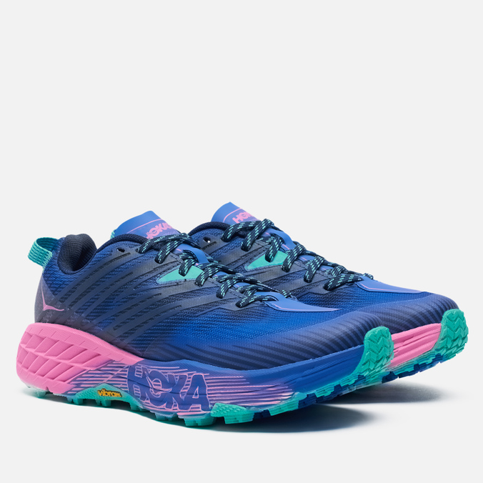 фото Кроссовки женские hoka one one speedgoat 4 синие 8 us