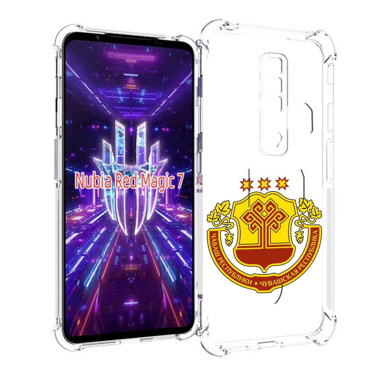 

Чехол MyPads герб-чувашии-чебоксары для ZTE Nubia Red Magic 7, Прозрачный, Tocco