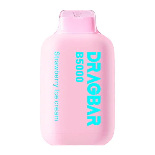 

Заряжаемая одноразовая сигарета Zovoo Dragbar B 5000 Strawberry Ice Cream, 20 мг