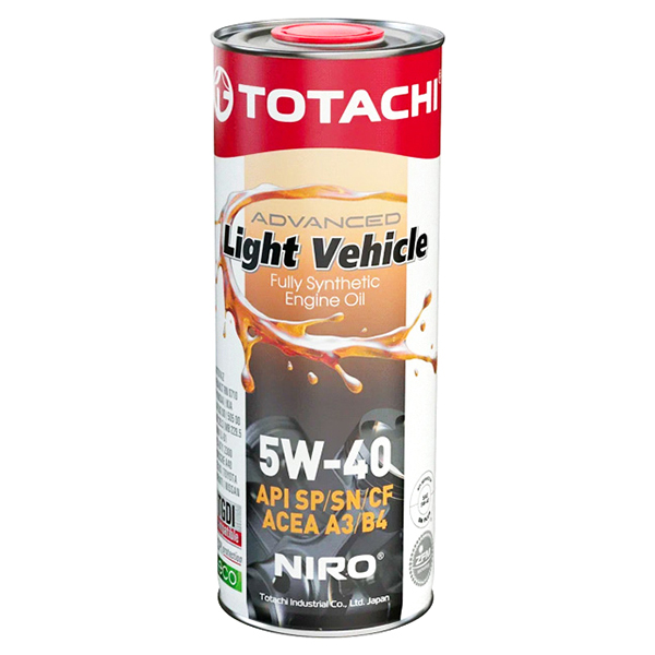 Моторное масло Totachi синтетическое NIRO LV Synthetic SN/CF 5W40 1л