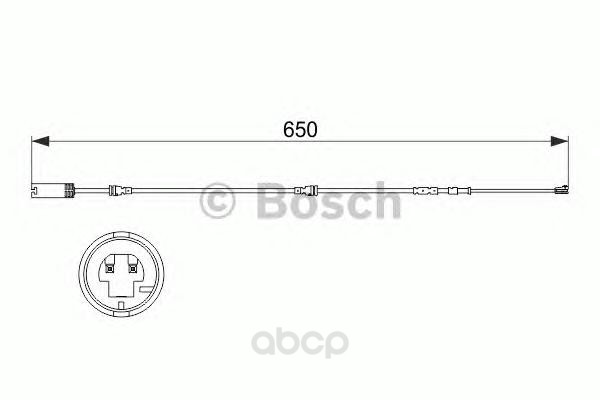 

Датчик износа тормозных колодок BMW E81/E82/E87/E88 1.6-3.0/D 04->, E90/E91/E92/ 1.6-3.0/D