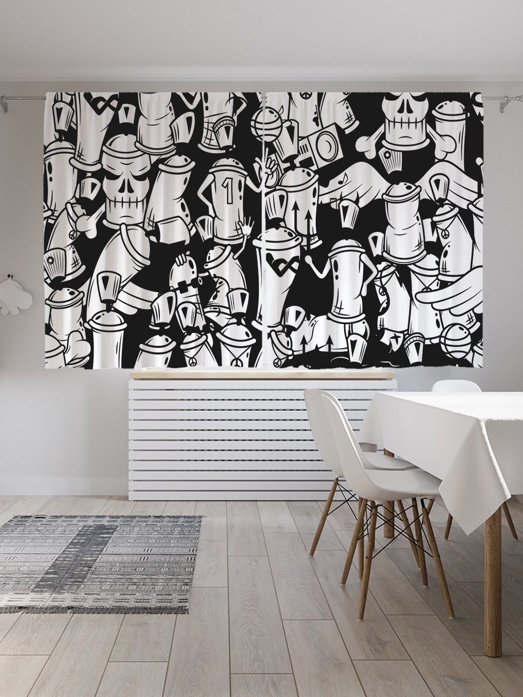 фото Шторы joyarty с фотопечатью "спортивные кубки" из сатена, 290х180 см