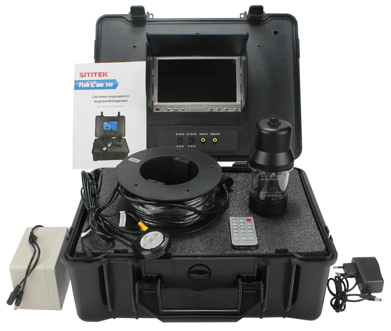 Подводная видео камера для рыбалки SITITEK FishCam-360 с углом обзора 360 градусов