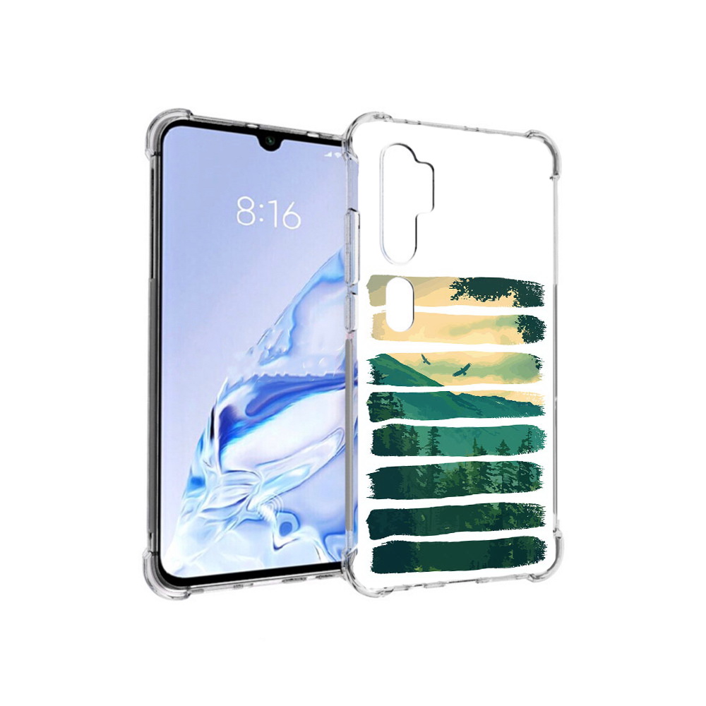 

Чехол MyPads Tocco для Xiaomi Mi Note 10 Pro Лесная чаща (PT140314.290.107), Прозрачный, Tocco