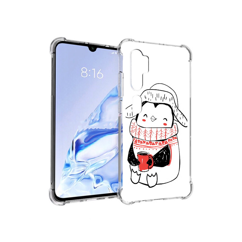 

Чехол MyPads Tocco для Xiaomi Mi Note 10 Pro Милый пингвин (PT140314.290.115), Прозрачный, Tocco