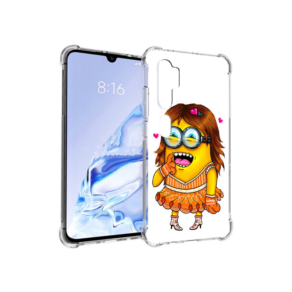 

Чехол MyPads Tocco для Xiaomi Mi Note 10 Pro Миньон девочка (PT140314.290.116), Прозрачный, Tocco